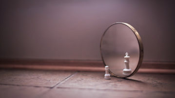 chess in the mirror