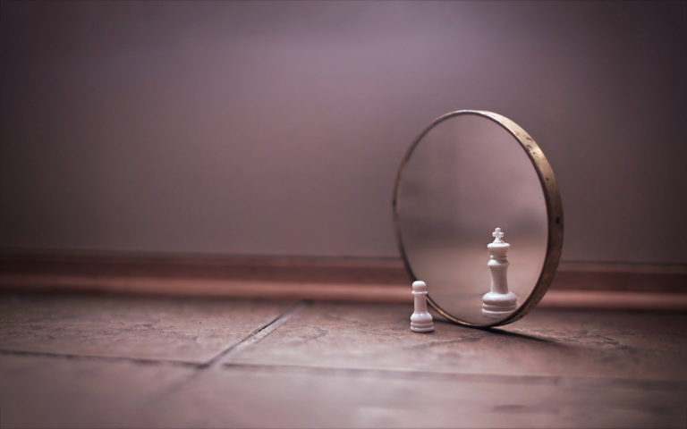 chess in the mirror
