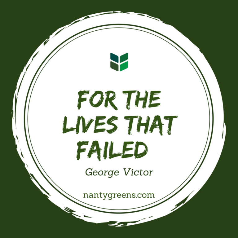 for the lives that failed nantygreens