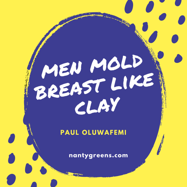 men mold breast like clay