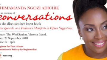 evening with chimamanda adichie