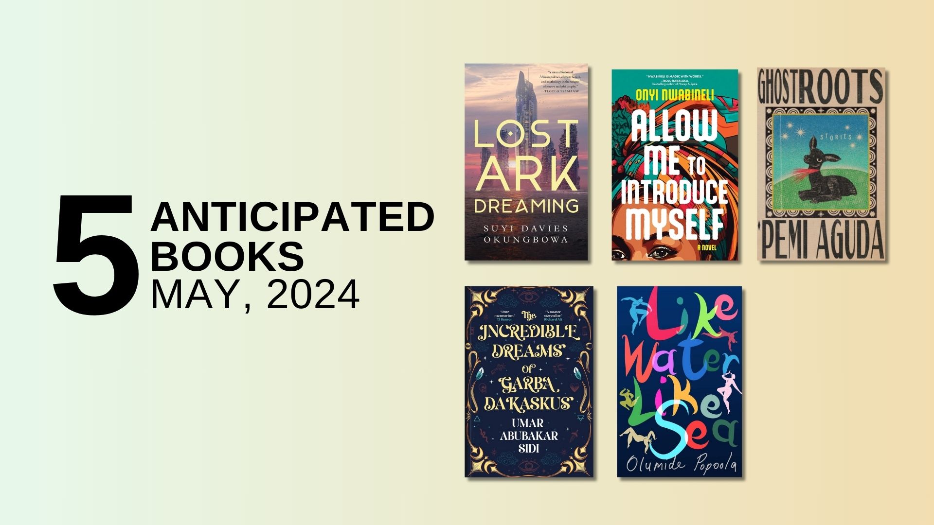 5 Anticipated Books by African Authors, May 2024